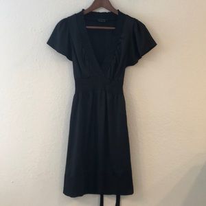 BCBG Black silk dress
